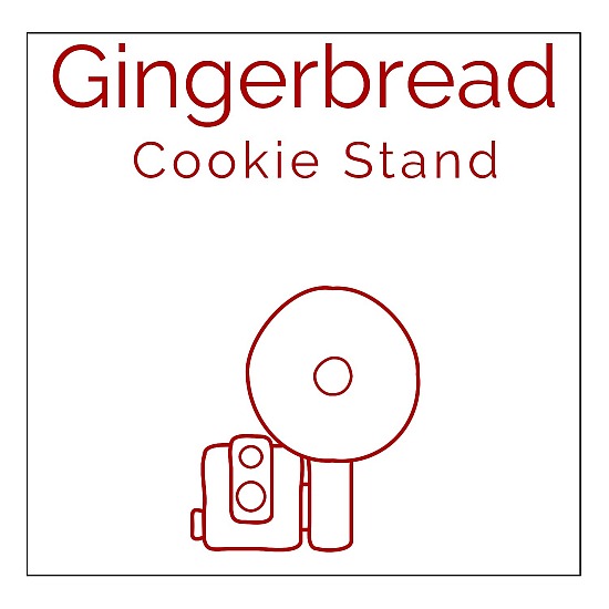 Gingerbread Cookie Stand